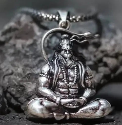 Hanuman Ji Locket with Chain