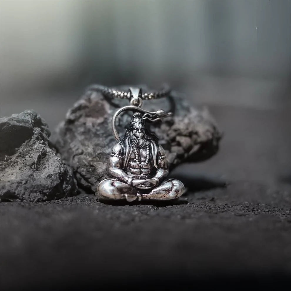 Hanuman Ji Locket with Chain