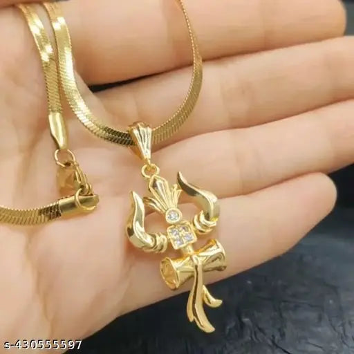 Trishul Diamond Pendant